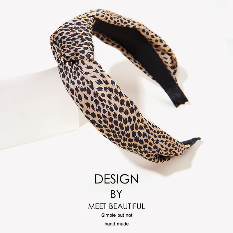 Wholesale Vintage leopard print headband